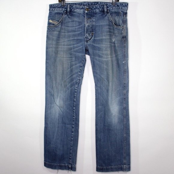 Diesel Mens 34 x 32 Bumix Made In Italy Straight Jeans A1260 - Picture 1 of 7